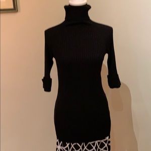 Vince black ribbed lightweight sweater